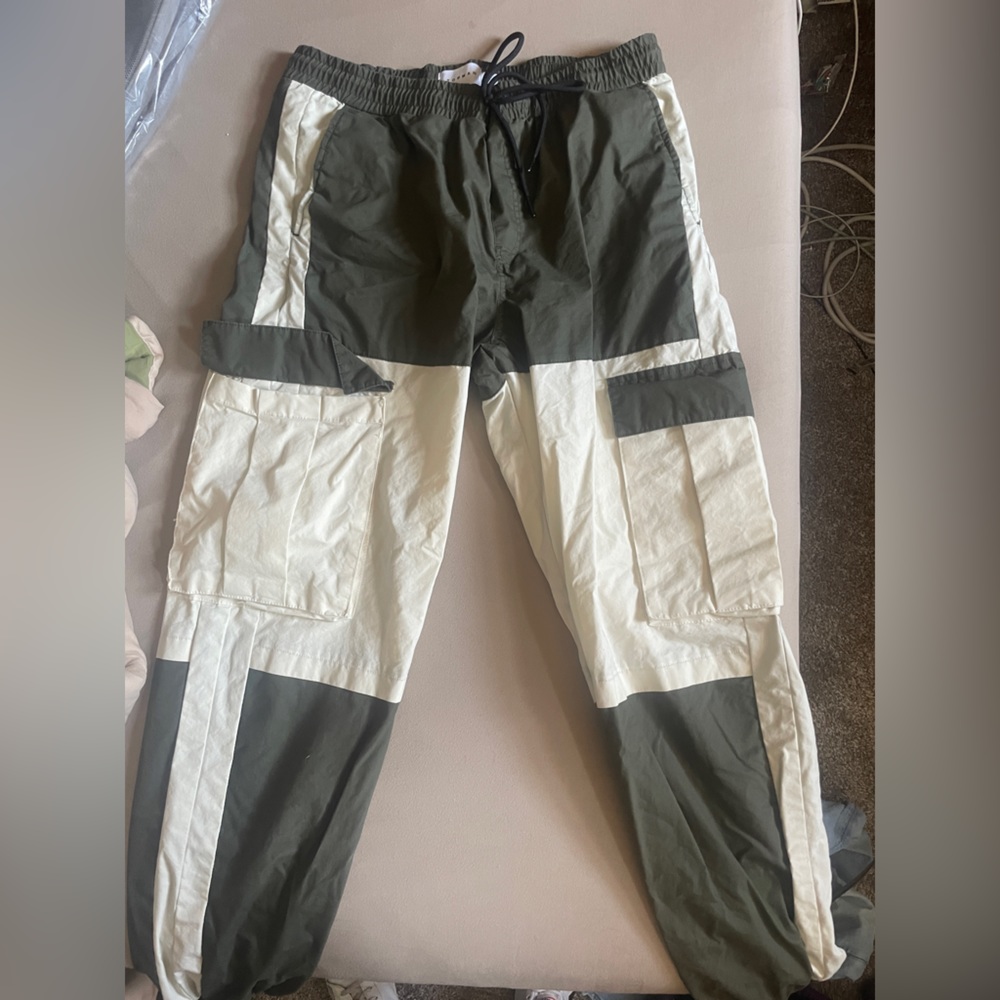 Topman dual-tone cargo pant 34x34